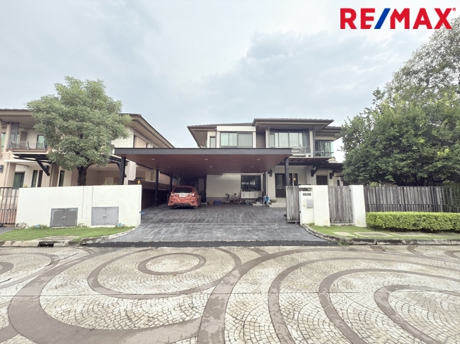 ขายบ้านเดี่ยว หมู่บ้าน เศรษฐสิริ ราชพฤกษ์-จรัญ 187 วา หลังมุม พร้อมเรือนรับรอง