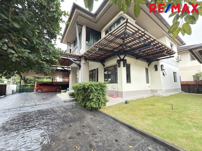 ขายบ้านเดี่ยว หมู่บ้าน เศรษฐสิริ ราชพฤกษ์-จรัญ 187 วา หลังมุม พร้อมเรือนรับรอง