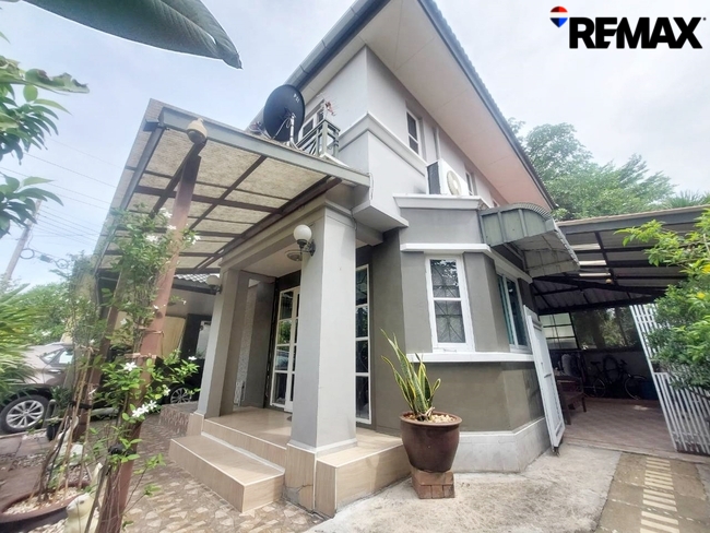 ขายบ้านเดี่ยว 2 ชั้น หลังมุม พร้อมอยู่ โครงการหมู่บ้านปาริชาต ปิ่นเกล้า