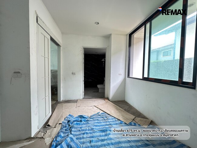 บ้านเดี่ยว 3 ชั้น 675 ตร.ม. สวนหลวง กระทุ่มแบน | สร้างเสร็จแล้ว พร้อมสระว่ายน้ำ บนที่ดิน 200 ตร.ว. | 16.5 ล้านบาท