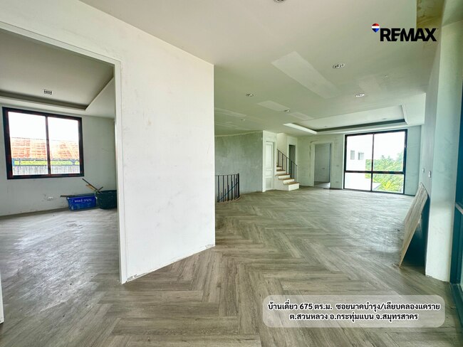 บ้านเดี่ยว 3 ชั้น 675 ตร.ม. สวนหลวง กระทุ่มแบน | สร้างเสร็จแล้ว พร้อมสระว่ายน้ำ บนที่ดิน 200 ตร.ว. | 16.5 ล้านบาท