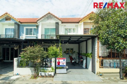 ขายทาวน์เฮาส์ พิศาล 16 ซอยบางขุนเทียน14 บ้านหน้ากว้าง ต่อเติมครั้วและหน้าบ้าน ไม่มีบ้านตรงข้าม