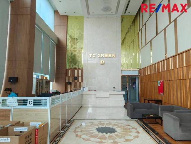 ขายคอนโด ที.ซี.กรีน พระราม9 (TC GREEN RAMA9) ตึกD ชั้น17 ใกล้MRTพระราม9(1.1ก.ม.)