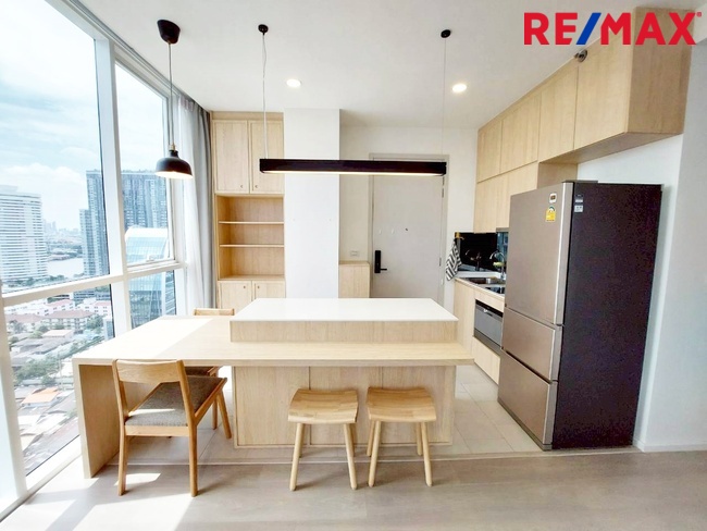 ขายคอนโดวิวแม่น้ำเจ้าพระยา ห้องมุม ชั้นสูง โครงการ De Lapis Charan 81