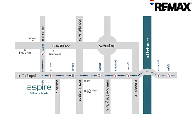 ขายคอนโด Aspire สาทร-ตากสิน ห้องมุม Rare Item วิวสระทุกห้องนอน ใหม่กริ๊บ พร้อมอยู่ 46.55 ตรม. เพียง 2.6 ล้าน