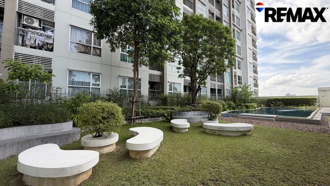 ขายคอนโด Aspire Sathorn-Taksin ชั้น 6 ห้องพร้อมอยู่ วิว Greenery ระดับสายตา พร้อมวิวสระว่ายน้ำ