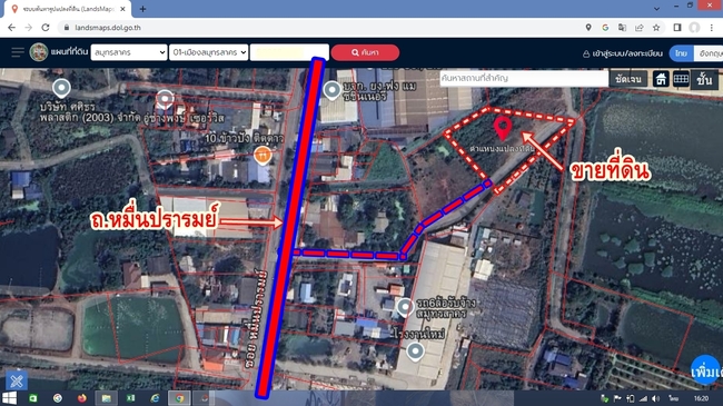 ที่ดินคลองสี่วาพาสวัสดิ์ ถนนหมื่นปรารมย์ เอกชัยพระราม2 ที่ถมแล้ว 859ตารางวา เหมาะสร้างโกดัง โรงงาน คลังเก็บสินค้า ใกล้ศูนย์การแพทย์โรงพยาบาลศิริราช ราคาต่อรองได้