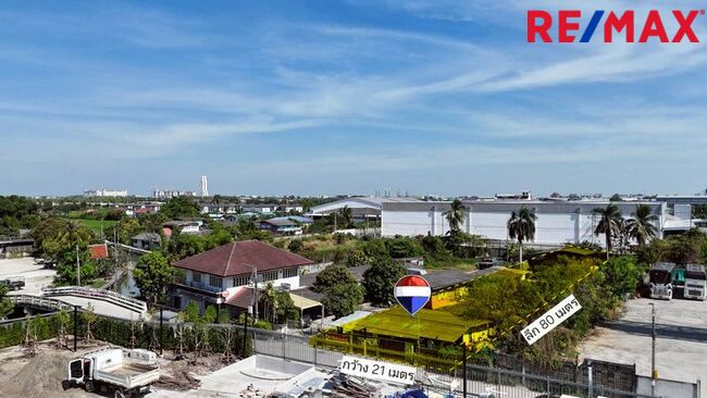 มาใหม่! ที่ดินติดถนนบางนาตราด กม.24 1-0-16 ไร่ (416 ตร.วา) ตรงข้าง โรงพยาบาล ภัทรเวช