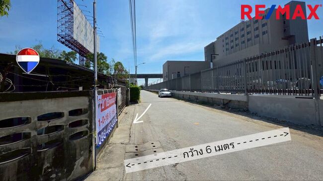 มาใหม่! ที่ดินติดถนนบางนาตราด กม.24 1-0-16 ไร่ (416 ตร.วา) ตรงข้าง โรงพยาบาล ภัทรเวช