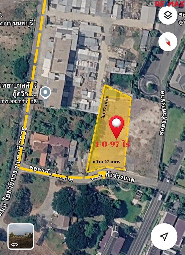 ขายที่ดิน 497 ตร.วา คลองพระอุดม ปากเกร็ด ใกล้ถนนชัยพฤกษ์ – สะพานพระราม 4 เหมาะแตกแปลง / ทำคอมพาวด์ / ลงทุนเก็งกำไร ราคา 35,000 บาท/ตร.วา