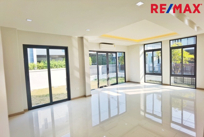 บ้านเดี่ยว กาญจนาภิเษก - 340 ขนาด 106 ตร.วา ซื่อตรง พรีเมี่ยม บางบัวทอง บ้านใหม่ ไม่เคยอยู่ บ้านหลังใหญ่