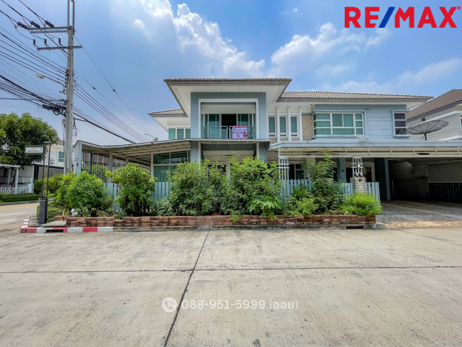 Bangkok Boulevard Ramintra3 (บางกอก บูเลอวาร์ด รามอินทรา 3) หลังมุม พื้นที่ 77.9 ตร.ว. ต่อเติมลงเสาเข็มอย่างดี เช่า 65,000/เดือน