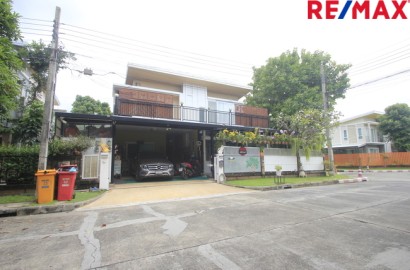 บ้านเดี่ยวคาซ่าวิลล์สุขุมวิท103 Casa Ville Sukhumvit 103 ตกแต่งต่อเติมพร้อมอยู่ 71.7ตารางวา บ้านตัวอย่าง บ้านรุ่นใหญ่ หน้าบ้านไม่มีบ้านตรงข้าม บ้านมุมตรงข้ามสวน หลังแรกของโครงการใกล้ป้อมยาม ทำเลดี