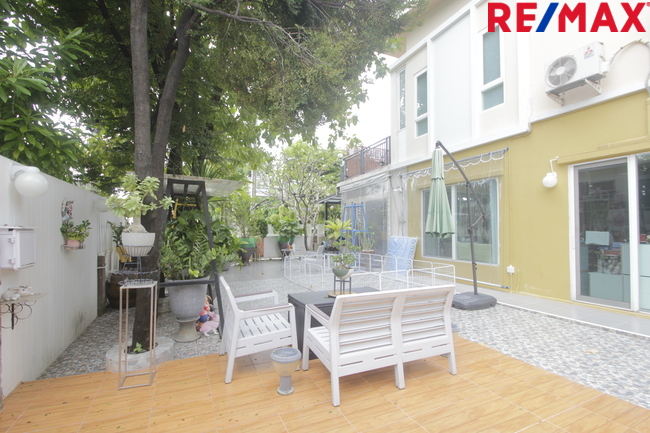 บ้านเดี่ยวคาซ่าวิลล์สุขุมวิท103 Casa Ville Sukhumvit 103 ตกแต่งต่อเติมพร้อมอยู่ 71.7ตารางวา บ้านตัวอย่าง บ้านรุ่นใหญ่ หน้าบ้านไม่มีบ้านตรงข้าม บ้านมุมตรงข้ามสวน หลังแรกของโครงการใกล้ป้อมยาม ทำเลดี