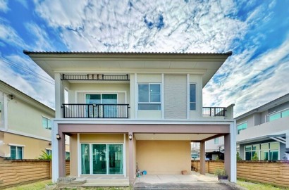 ขายบ้านเดี่ยว ภัสสร 26 (ราชพฤกษ์–ติวานนท์ ) บ้านเฟสท้าย ดีไซน์ใหม่ ต่อเติมครบ พร้อมอยู่ ทำเล ถนน 345 ปทุมธานี