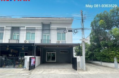 ขายบ้าน ซอยราชวินิตบางแก้ว Casa City Bangna  หมู่บ้านคาซ่า ซิตี้ บางนา บ้านหลังริม ต่อเติมหน้าหลัง