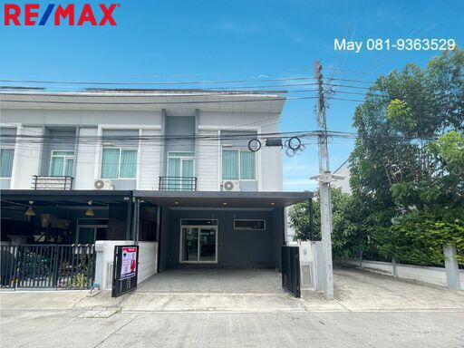 ขายบ้าน ซอยราชวินิตบางแก้ว Casa City Bangna  หมู่บ้านคาซ่า ซิตี้ บางนา บ้านหลังริม ต่อเติมหน้าหลัง