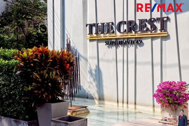 ขายด่วน The Crest Sukhumvit 49 (1ห้องนอนขนาดใหญ่ ราคาดี ห้องมุม แสงธรรมชาติเข้าในทุก Functions ของตัวห้อง!)