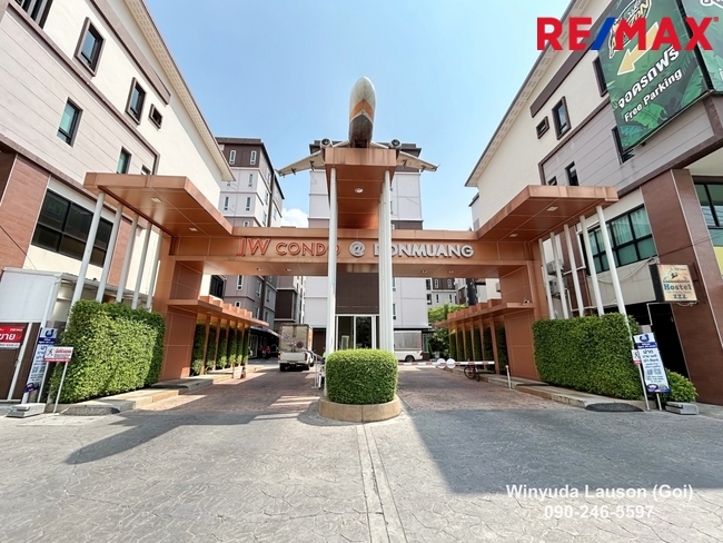 ขาย/เช่า  JW condo @DONMUANG เจ ดับบลิว คอนโด ดอนเมือง สำหรับทำออฟฟิศ อยู่อาศัย กิจการร้านค้า ใกล้รถไฟฟ้าสายสีแดง ใกล้สนามบินดอนเมือง