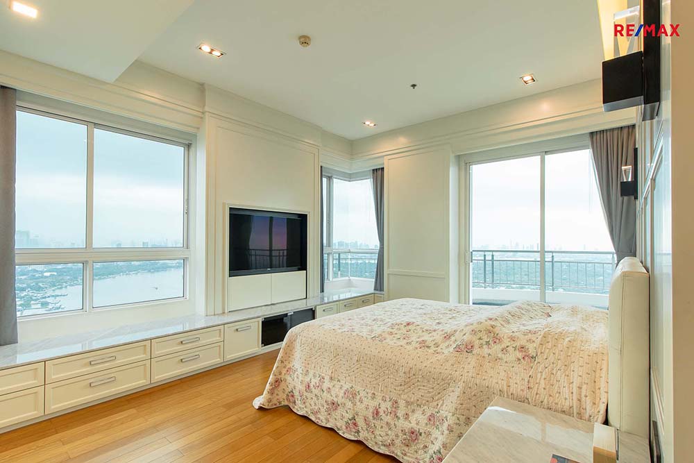 Supalai Prima Riva ศุภาลัย พรีมา ริวา พระราม 3 นราธิวาส Penthouse ชั้นสูงสุด วิวแม่น้ำเจ้าพระยา ห้องใหม่ ตกแต่งสวย  266.72 ตรม.