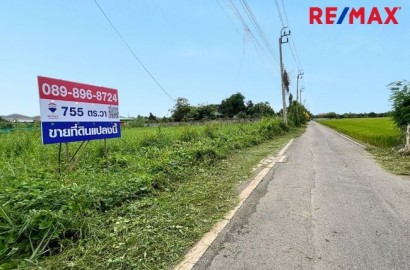 ขายที่ดิน ซอยวัดลาดปลาดุก ถนนกาญจนาภิเษก ถนนเลียบคลองบางไทร 755 ตรว.ราคาถูก